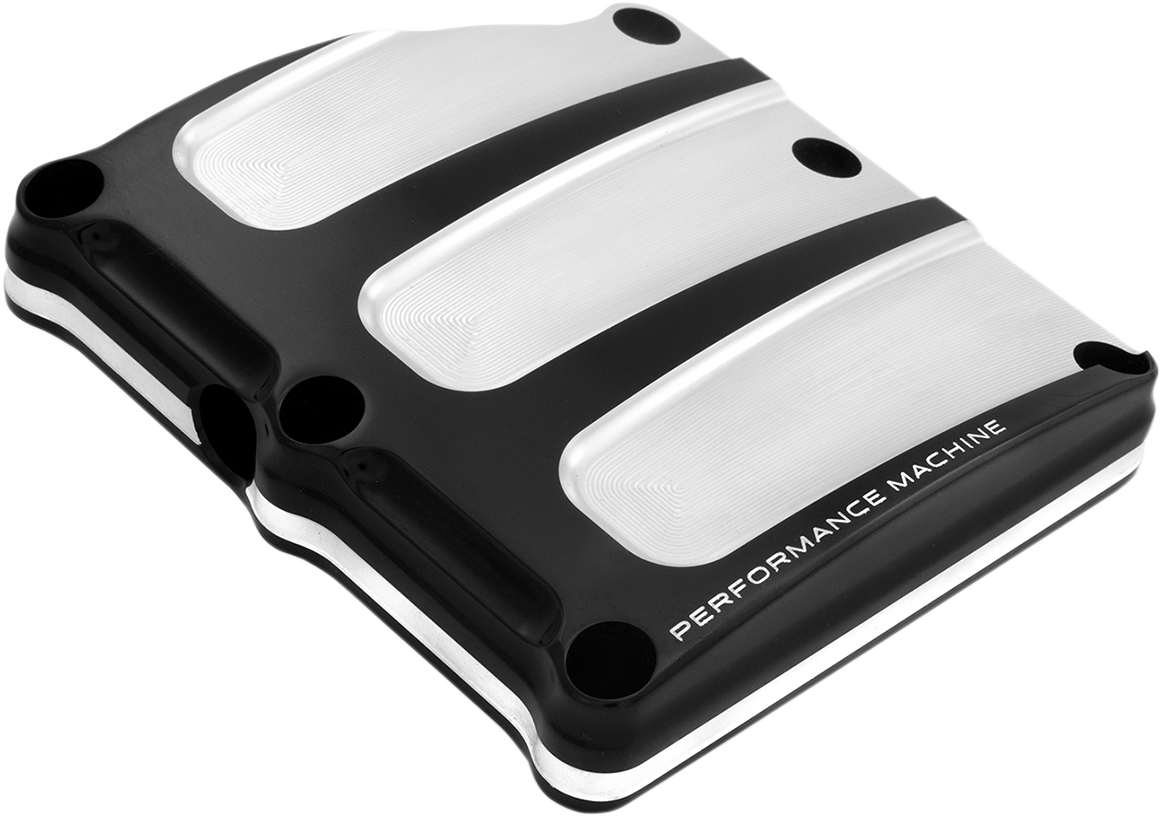 PERFORMANCE MACHINE (PM) Transmission Cover - Contrast Cut* - Scallop  0203-2018-BM