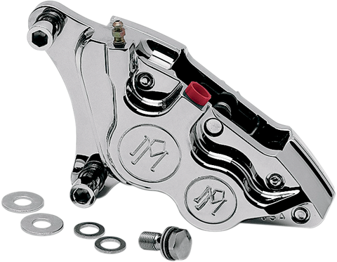 PERFORMANCE MACHINE (PM) Caliper - Front Left - Polished - 84-99 Harley-Davidson 0053-2915P