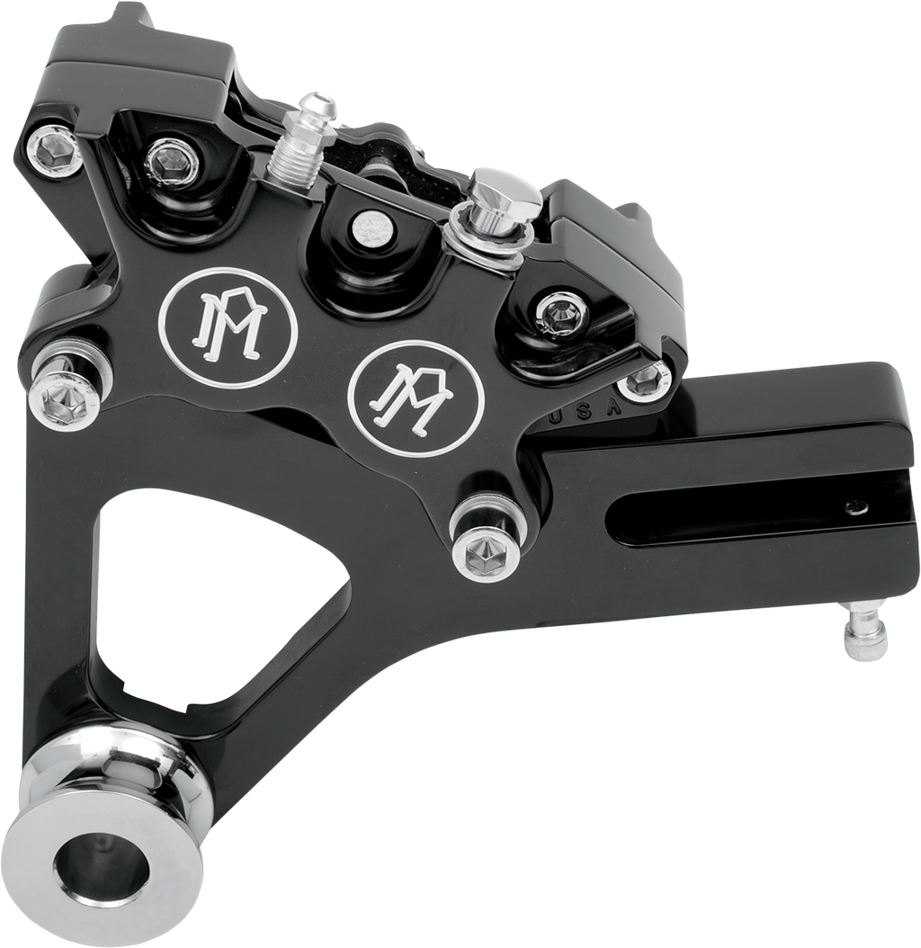 PERFORMANCE MACHINE (PM) 4-Piston Caliper - Rear - Contrast Cut* - 08-17 FXD 1259-0052-BM