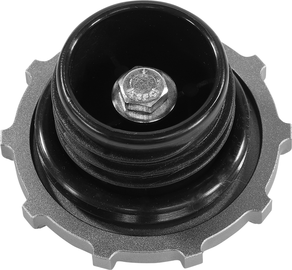 ARLEN NESS Vented Gas Cap - 10 Gauge - Titanium 701-007