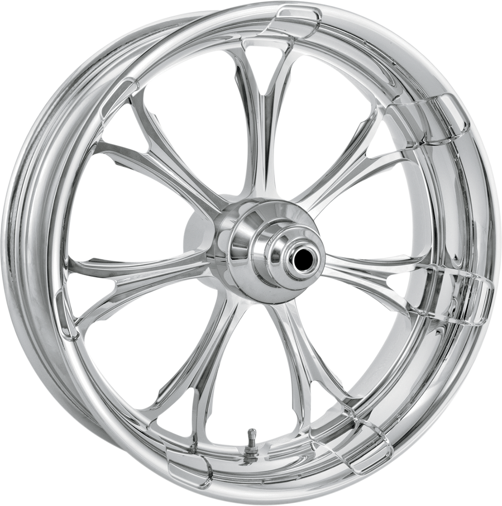 PERFORMANCE MACHINE (PM) Wheel - Paramount - Front - Dual Disc/with ABS - Chrome - 21x3.5 - '08+ FLD 12047106PARJCH