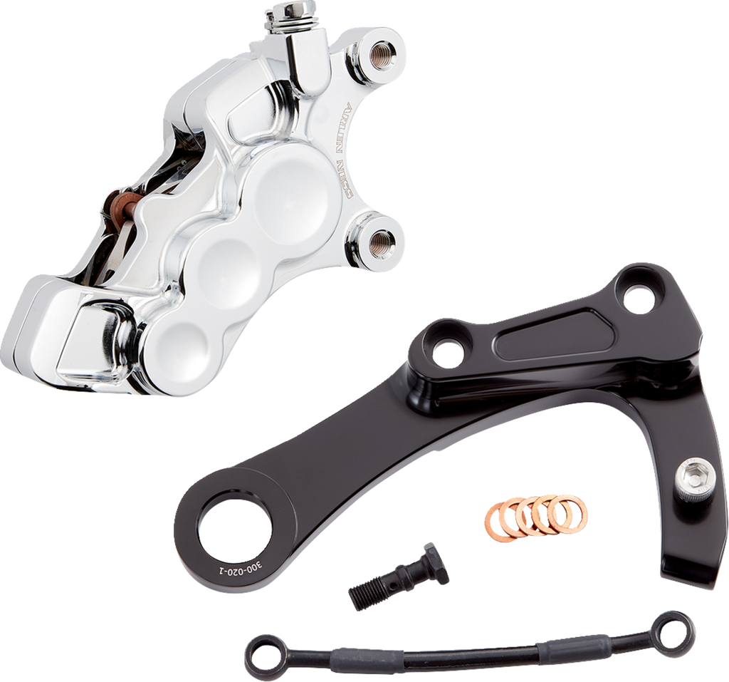 ARLEN NESS 6-Piston Caliper - Rear - Chrome 02-326