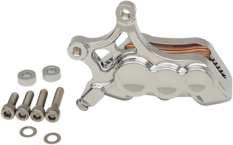 ARLEN NESS 6-Piston Caliper - Front Right - Chrome - 14" 02-212