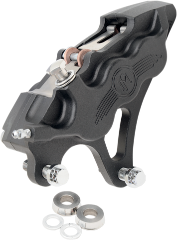 PERFORMANCE MACHINE (PM) 6 Piston Caliper - 13" - Left - Black Ops 0051-2917-SMB