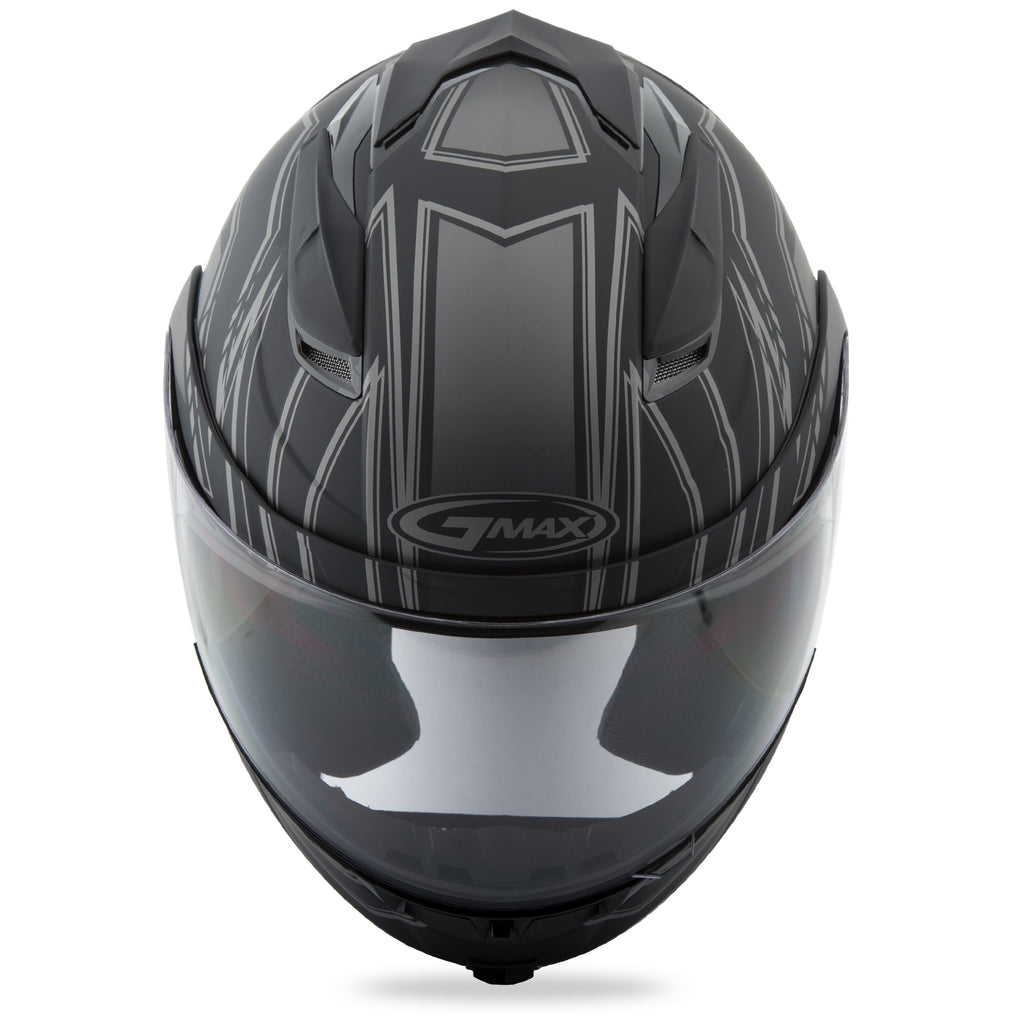 Gm 64 Modular Derk Helmet Matte Black/Silver 2x