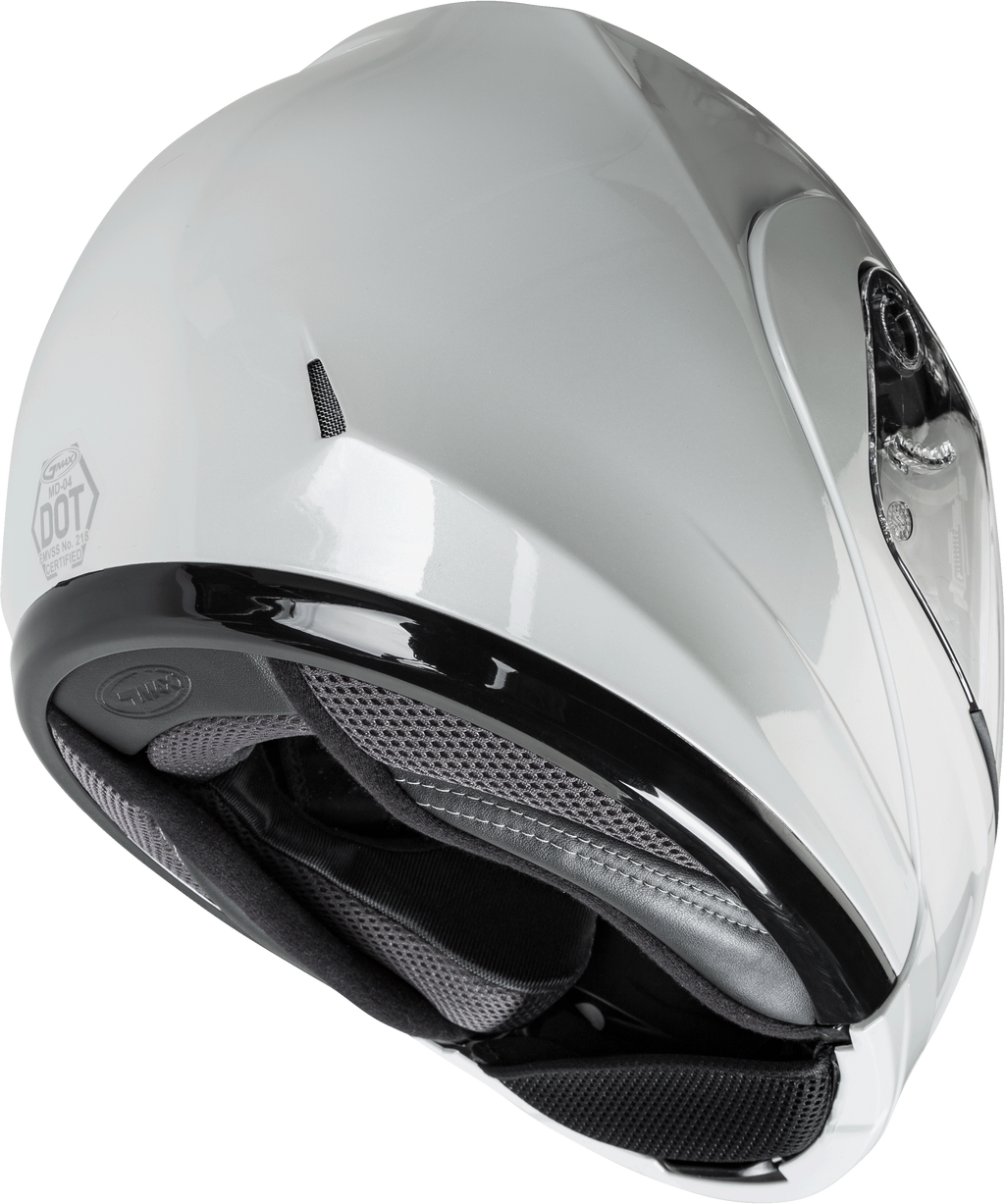 Md 04 Modular Helmet Pearl White Lg