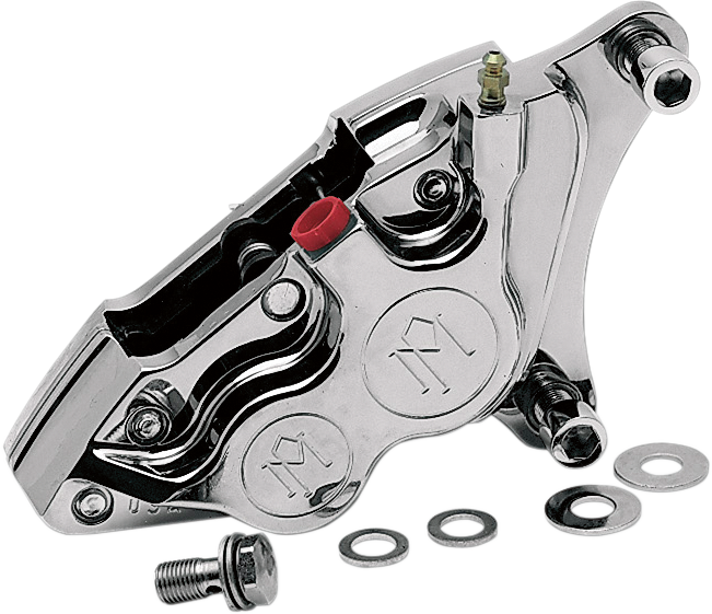 PERFORMANCE MACHINE (PM) Caliper - Front Right - Polished - 84-99 Harley-Davidson 0053-2916-P