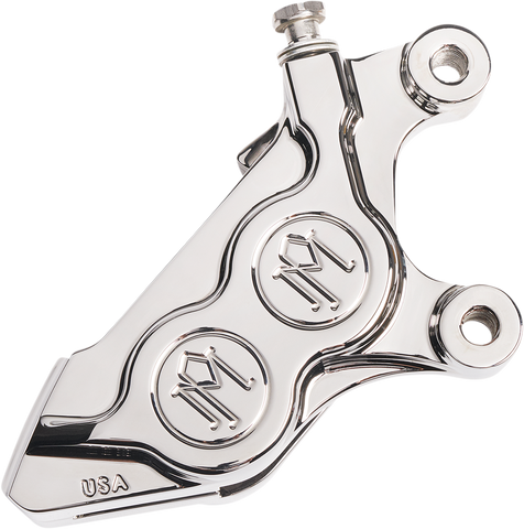 PERFORMANCE MACHINE (PM) 4-Piston Caliper - Chrome - Right Front 0052-2424-CH