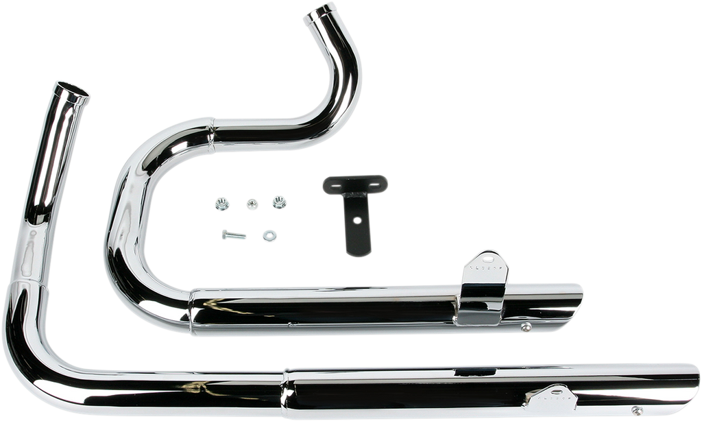 BASSANI XHAUST Pro Street Exhaust - Chrome - '86-'03 XL XL-325F