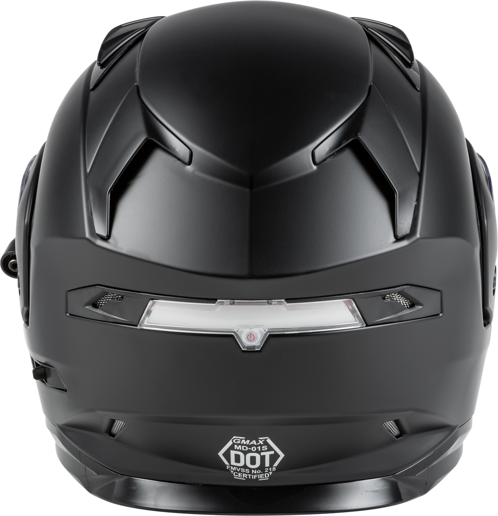 Md 01s Modular Snow Helmet W/Electric Shield Matte Blk 3x