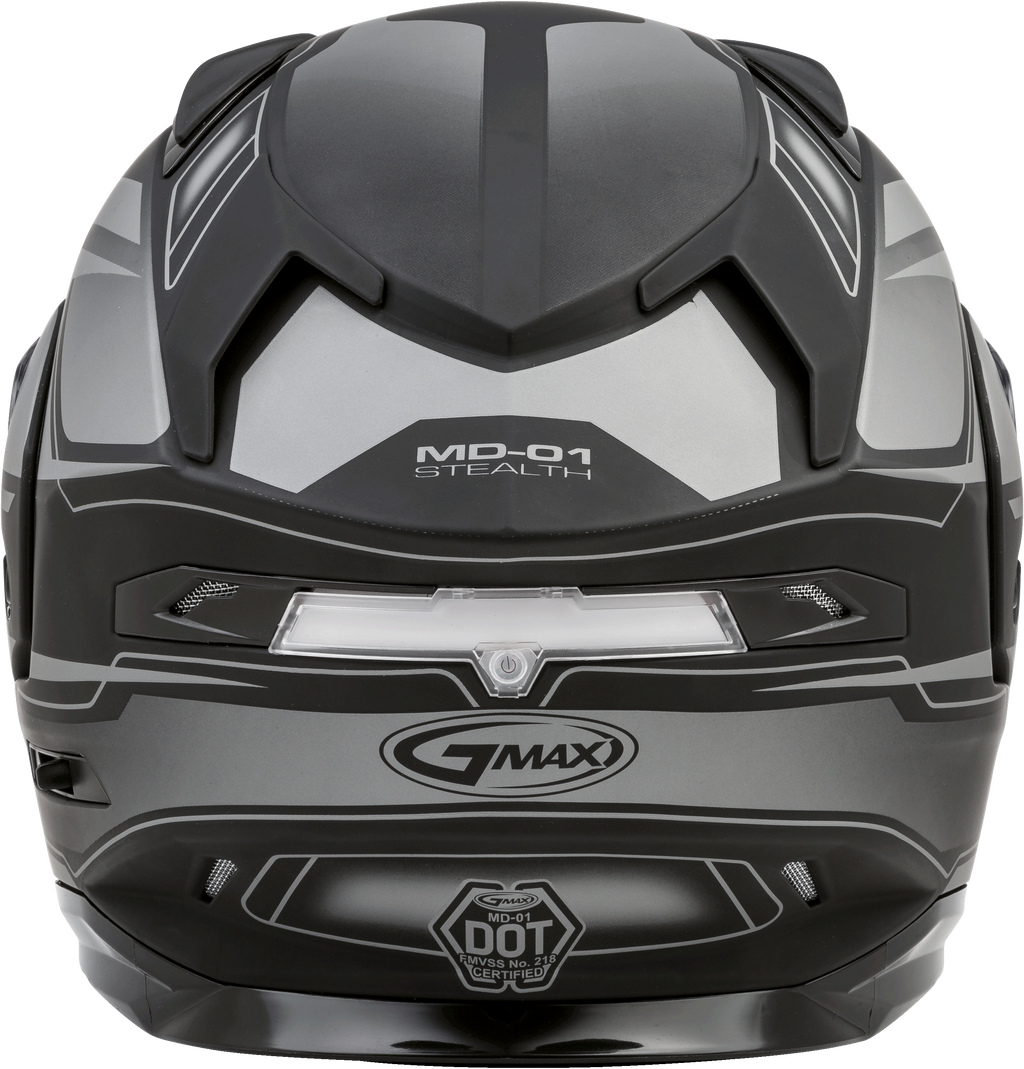 Md 01 Modular Stealth Helmet Matte Black/Silver Xs