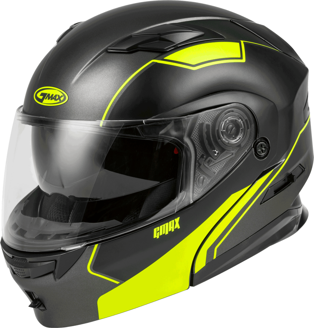 Md 01 Modular Exploit Helmet Matte Black/Hi Vis Xl