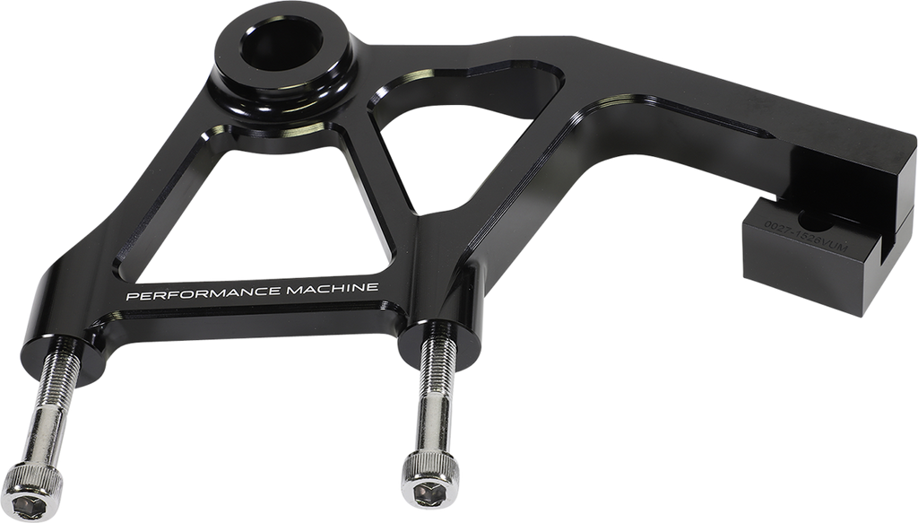 PERFORMANCE MACHINE (PM) Rear Radial Mount Caliper Bracket - Anodized Black 00231828AGNMAB