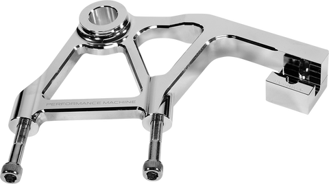 PERFORMANCE MACHINE (PM) Rear Radial Mount Caliper Bracket - Chrome 00231828AGNMACH