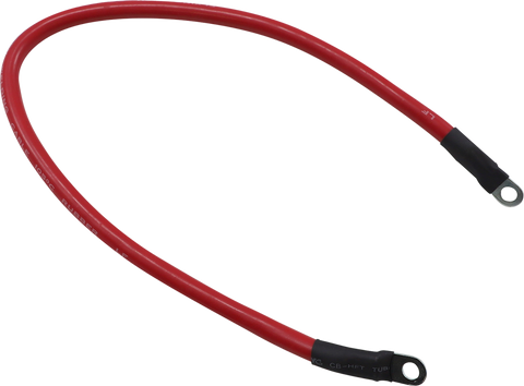 MOOSE RACING Battery Cable - 18" - Red 680-6728