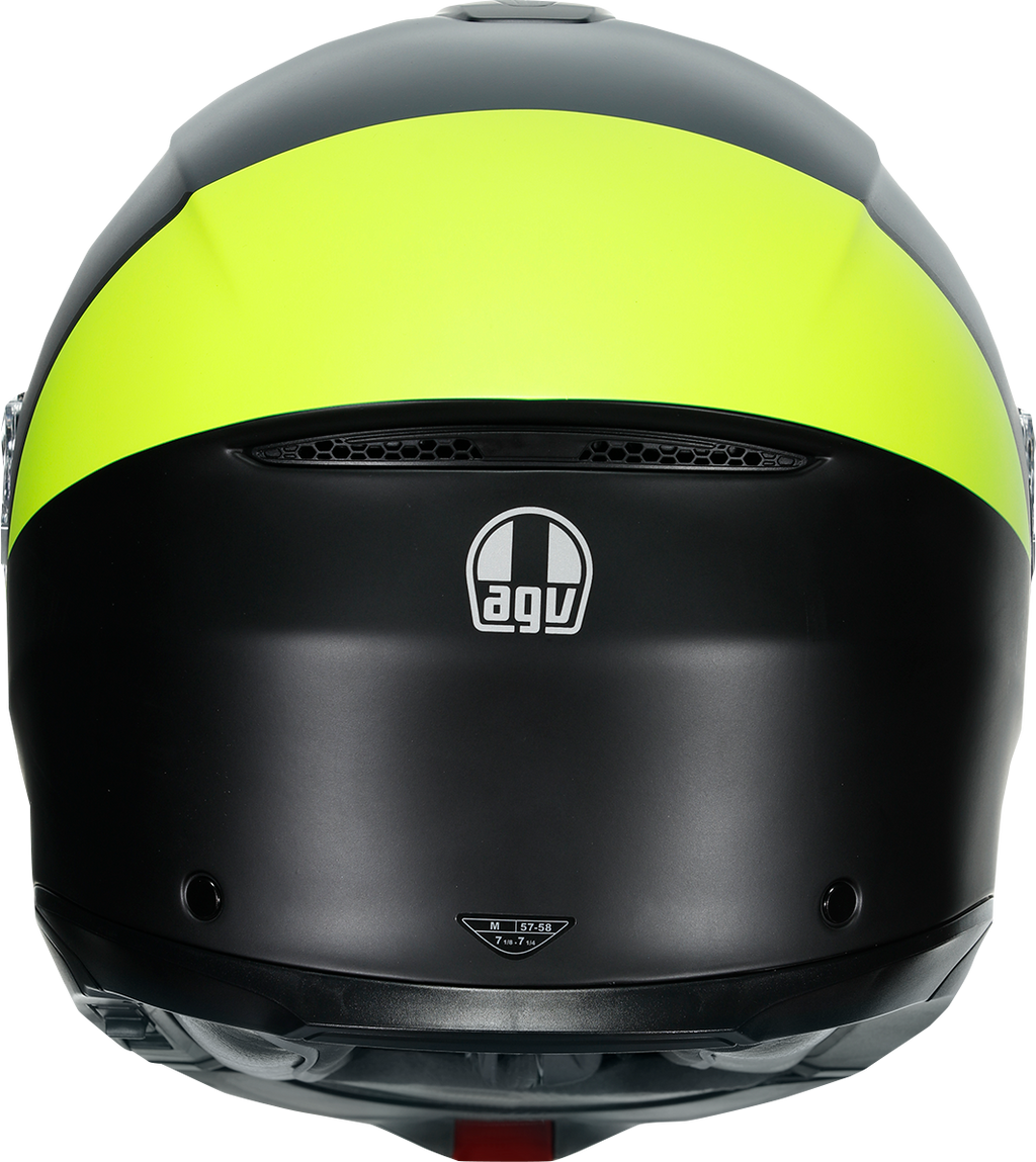 AGV Tourmodular Helmet - Balance - Black/Yellow Fluo/Gray - Small 211251F2OY00110