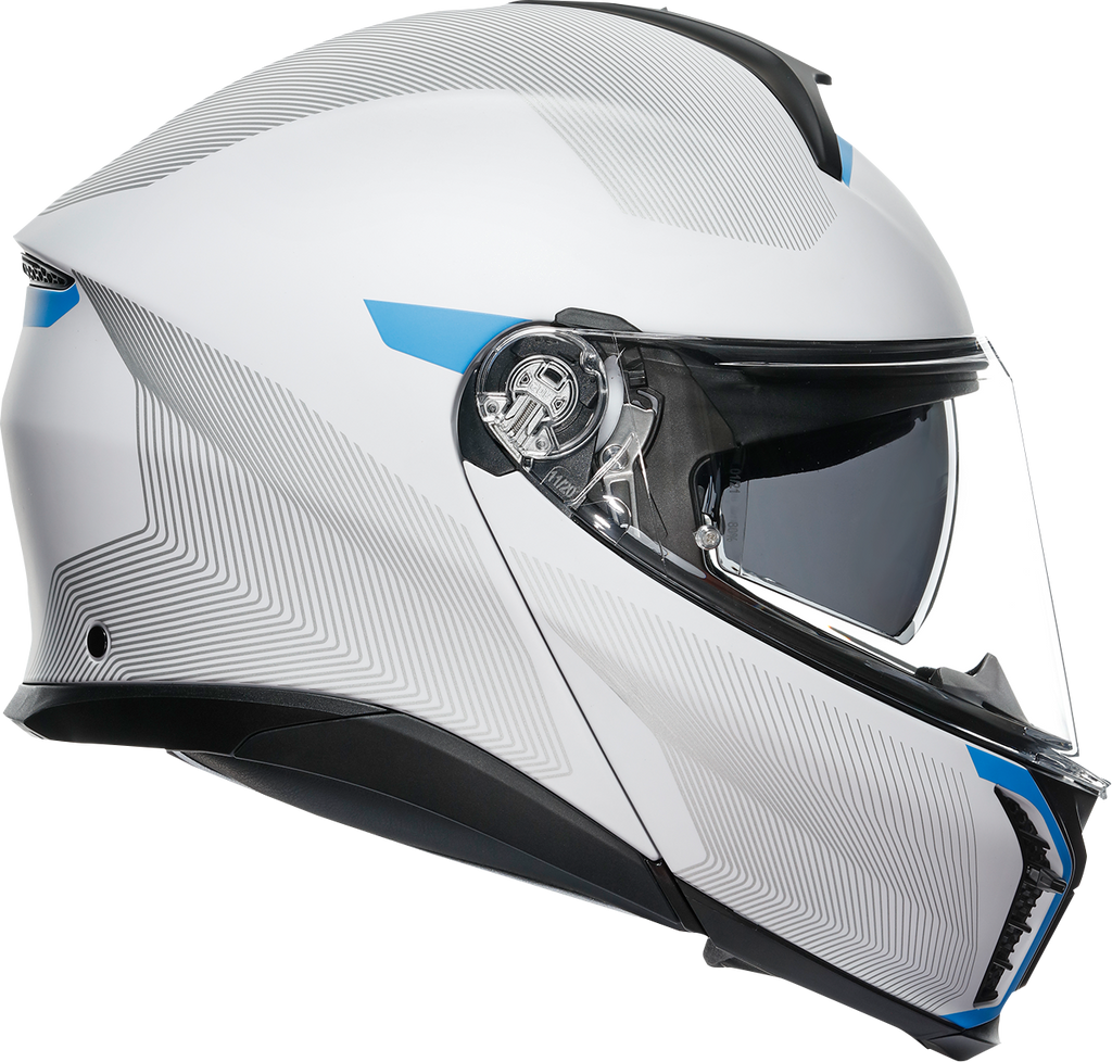 AGV Tourmodular Helmet - Frequency - Gray/Blue - Large 211251F2OY00614