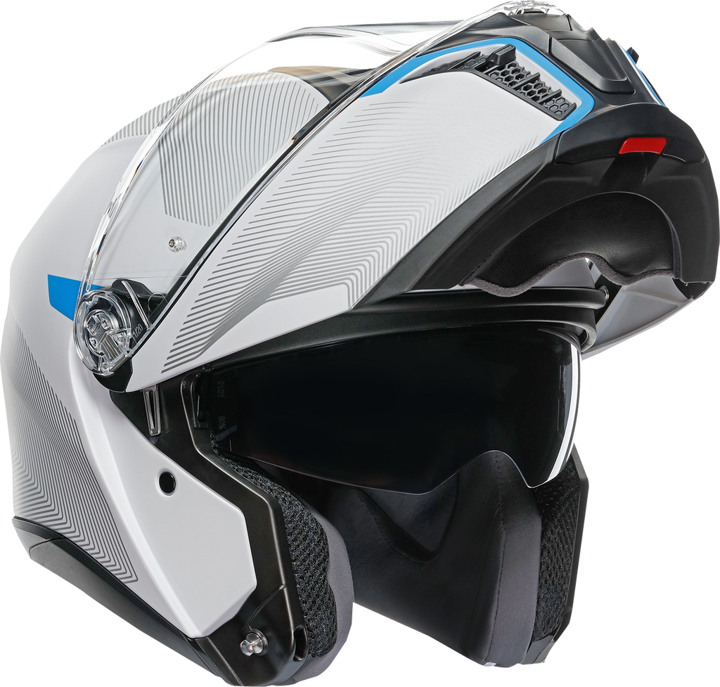 AGV Tourmodular Helmet - Frequency - Gray/Blue - Large 211251F2OY00614