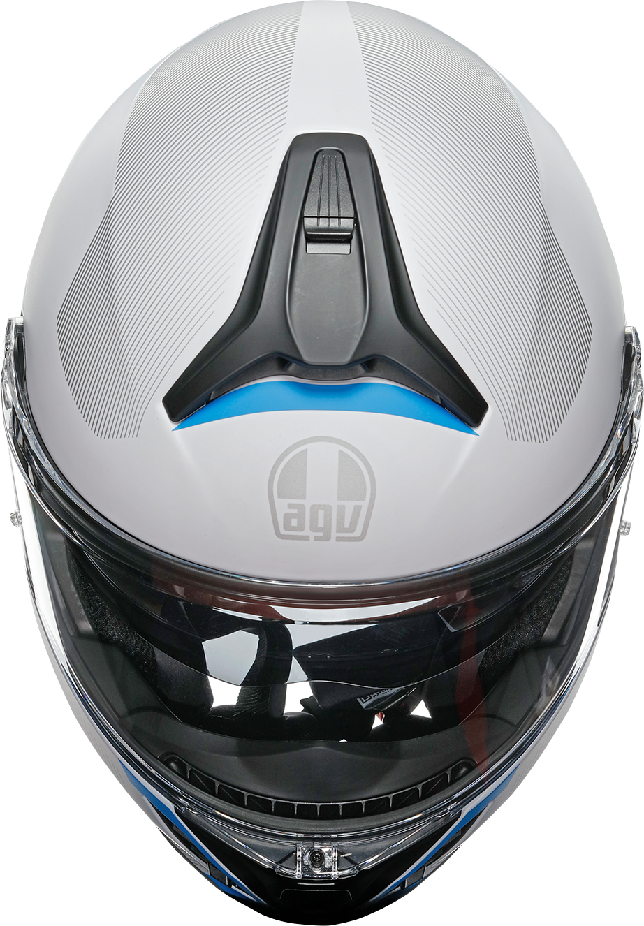 AGV Tourmodular Helmet - Frequency - Gray/Blue - Large 211251F2OY00614