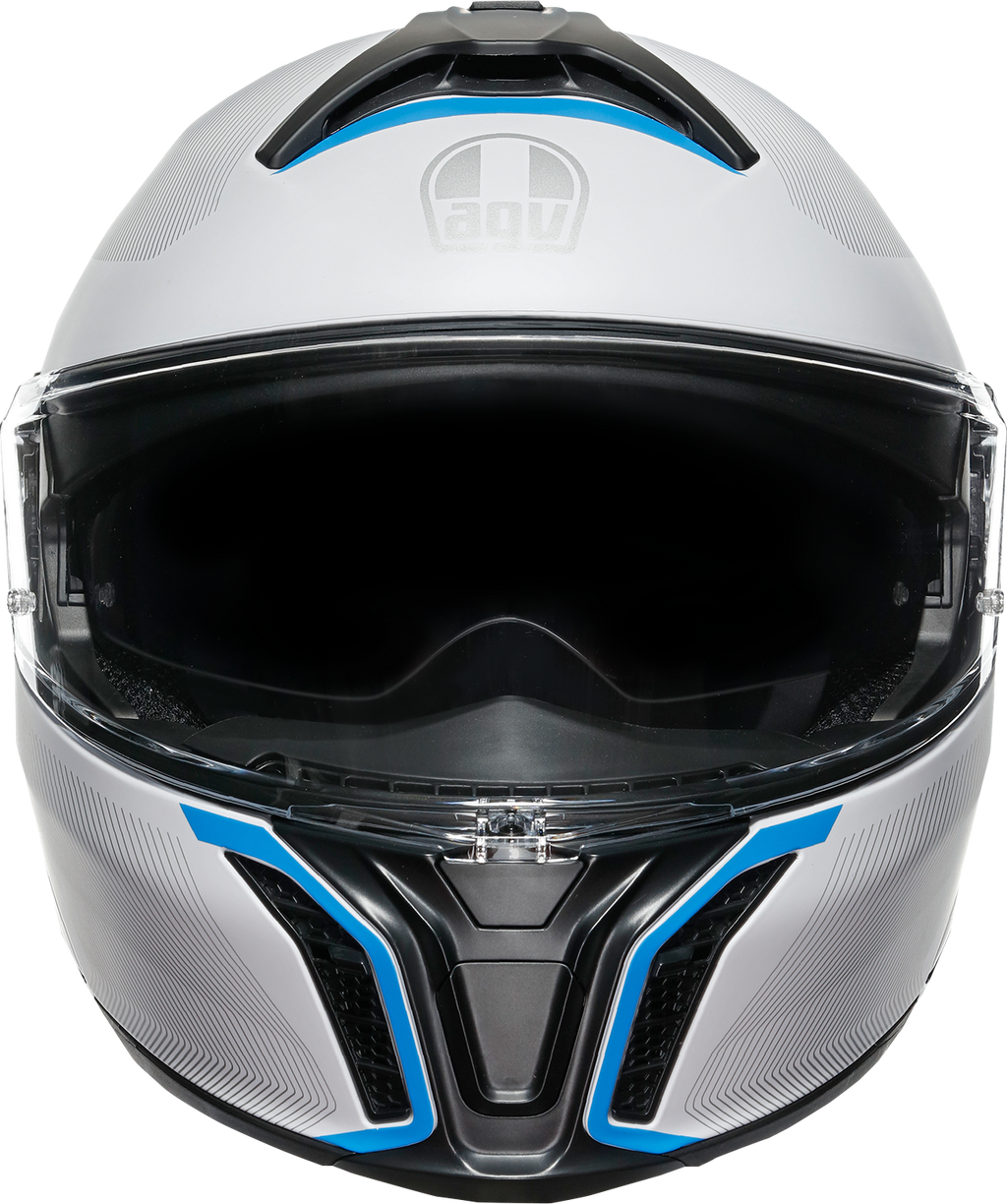 AGV Tourmodular Helmet - Frequency - Gray/Blue - Large 211251F2OY00614