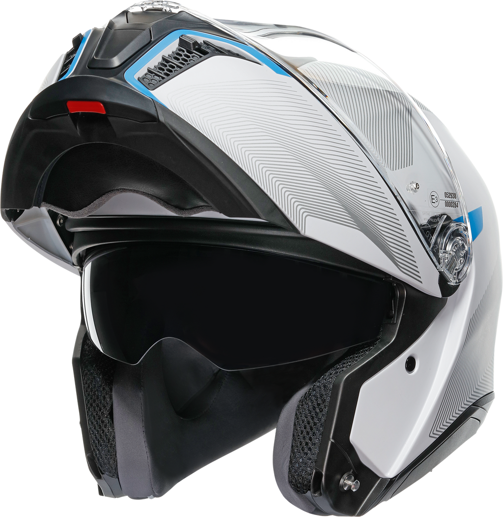 AGV Tourmodular Helmet - Frequency - Gray/Blue - Large 211251F2OY00614