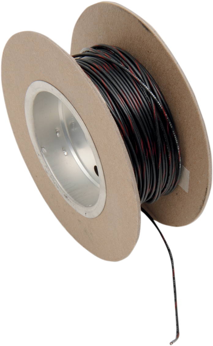 NAMZ 100' Wire Spool - 18 Gauge - Black/Red NWR-02-100