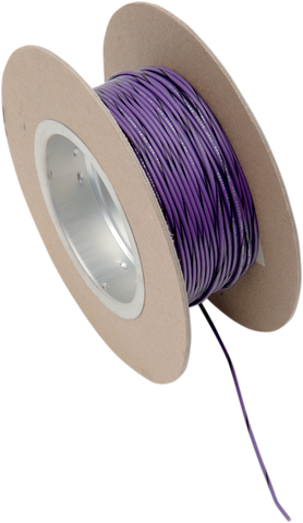 NAMZ 100' Wire Spool - 18 Gauge - Violet/Black NWR-70-100