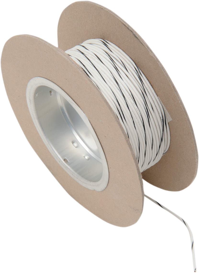 NAMZ 100' Wire Spool - 18 Gauge - White/Black NWR-90-100