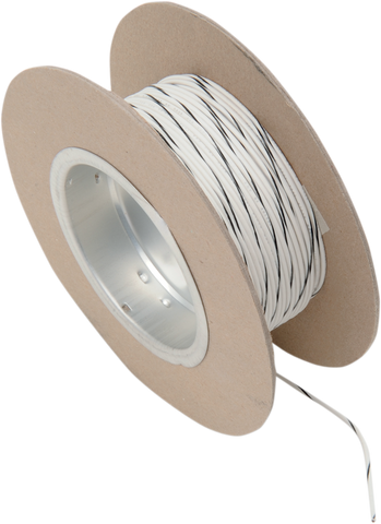 NAMZ 100' Wire Spool - 18 Gauge - White/Black NWR-90-100