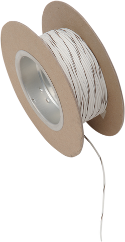 NAMZ 100' Wire Spool - 18 Gauge - White/Brown NWR-91-100