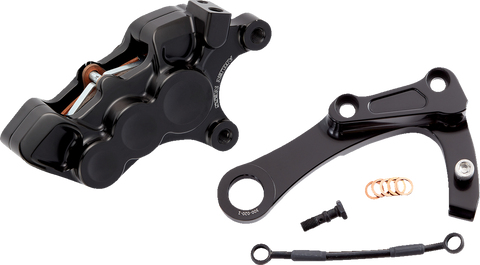 ARLEN NESS 6-Piston Caliper - Rear - Black 02-328