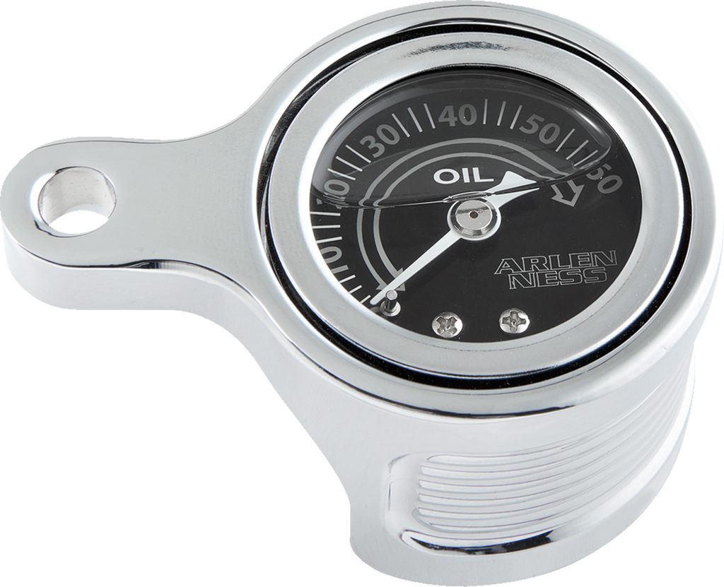 ARLEN NESS Oil Pressure Gauge - Method? - Chrome 610-102