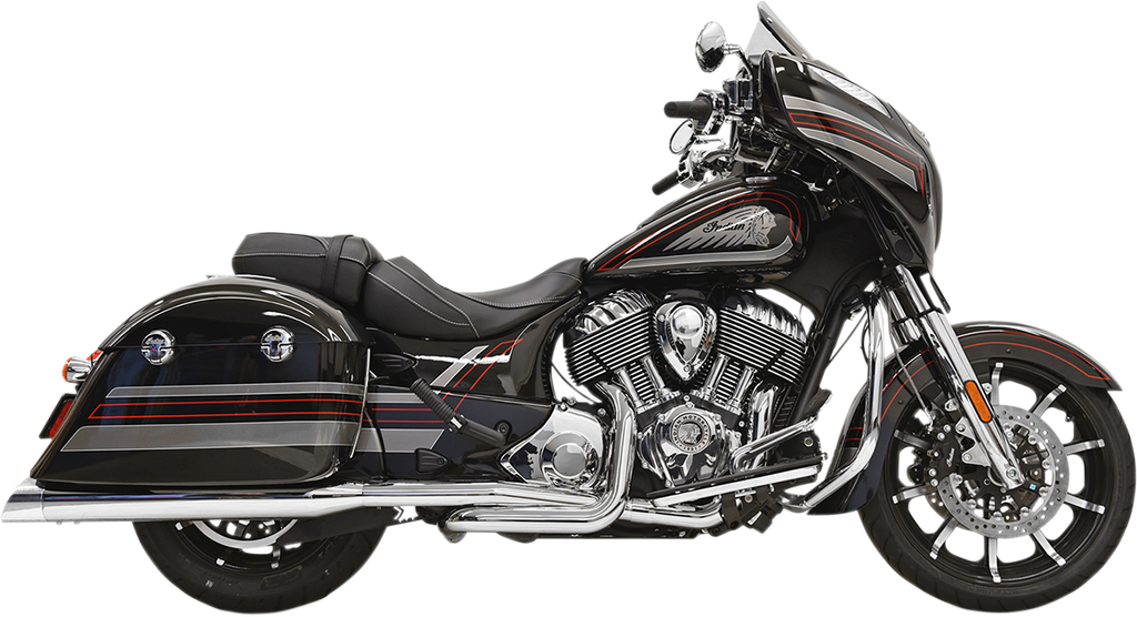 BASSANI XHAUST True Dual Exhaust - Chrome 8C16S