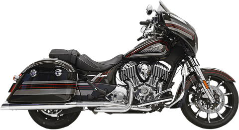 BASSANI XHAUST True Dual Exhaust - Chrome 8C16S