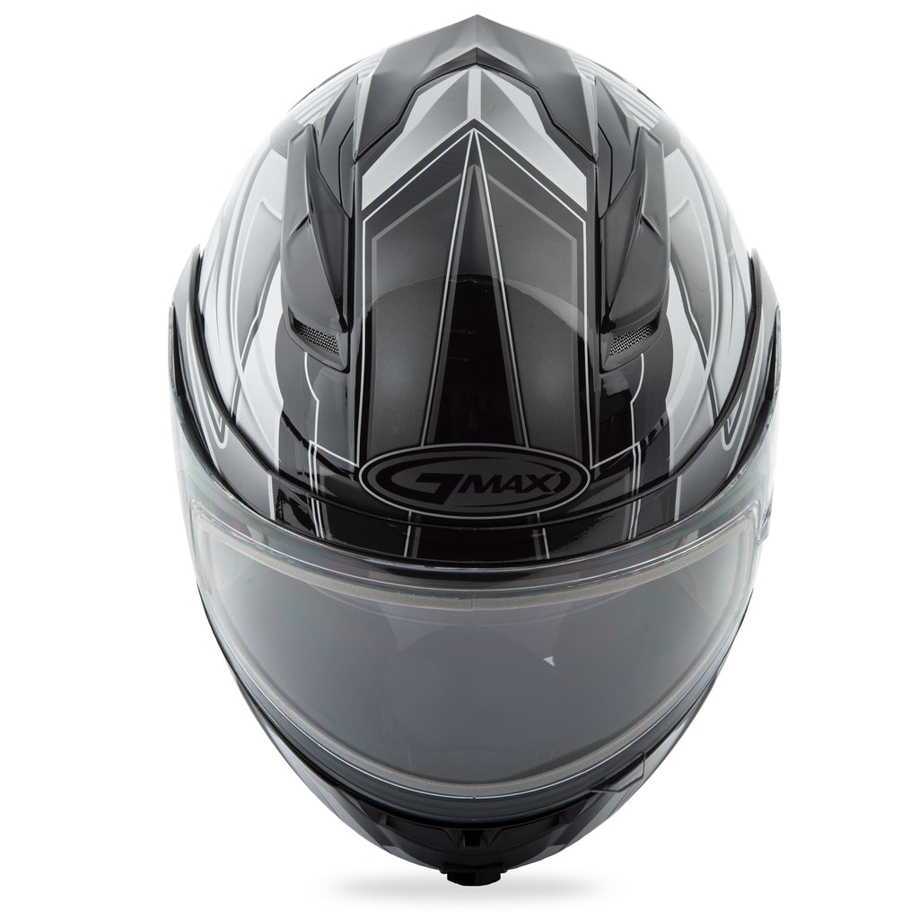 Gm 64s Modular Helmet Carbide Matte Black/White 2x