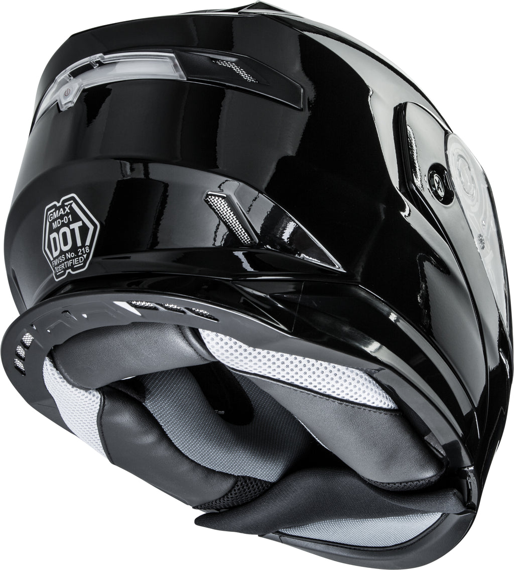 Md 01s Modular Snow Helmet Black Lg