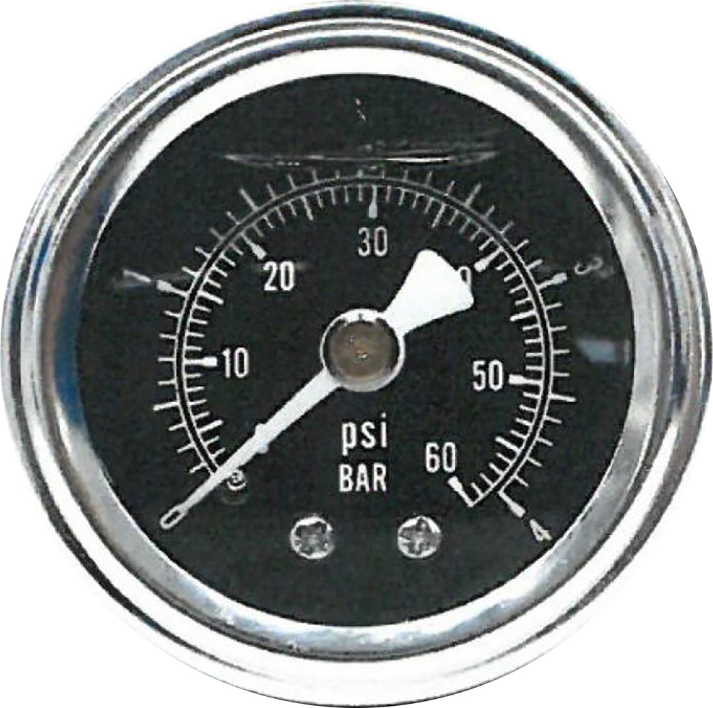 Oil Pressure Gauge 60psi Black