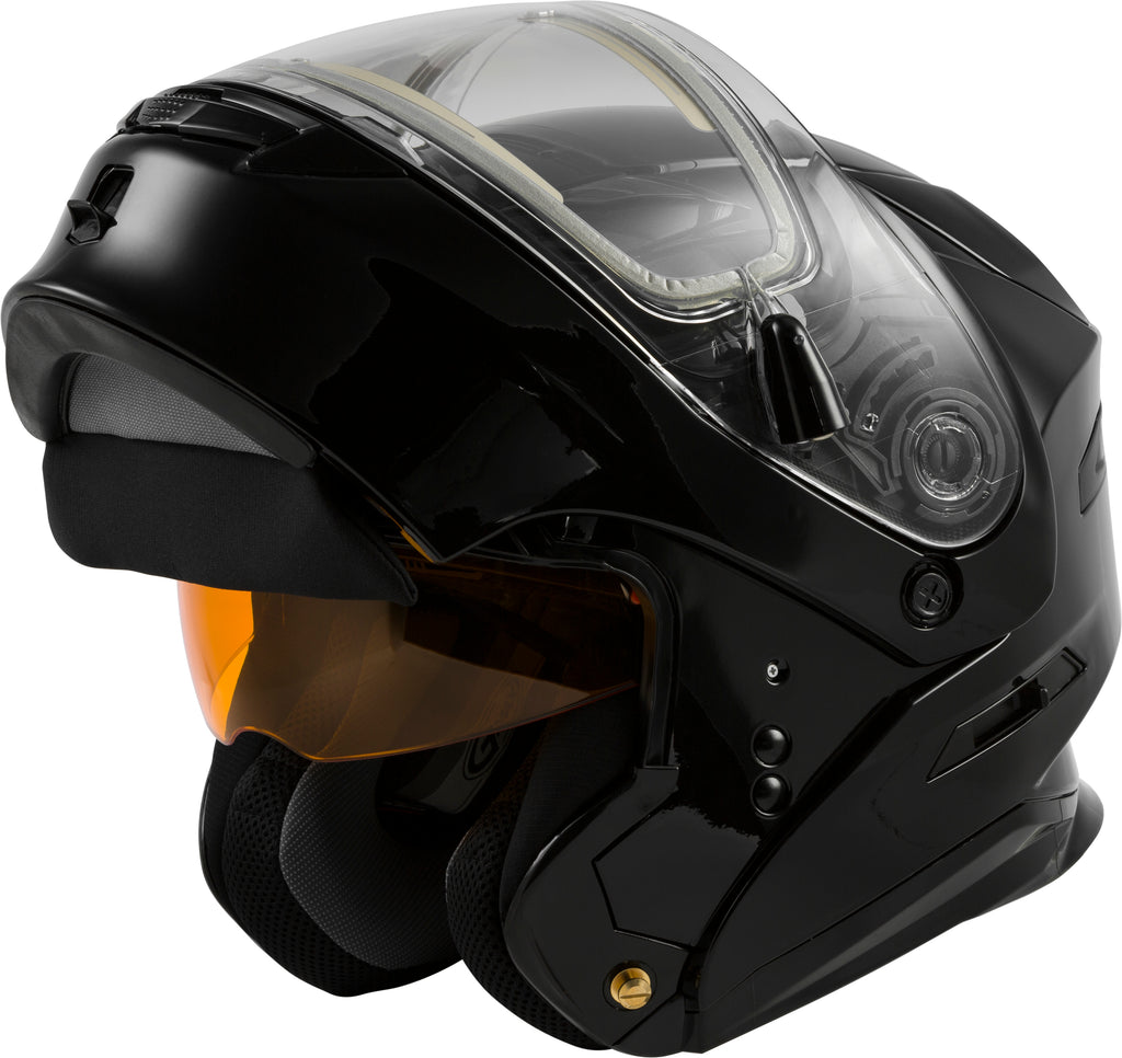 Md 01s Modular Snow Helmet Black Lg