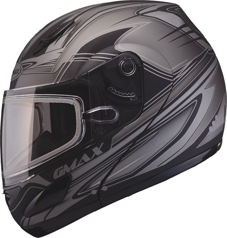 Gm 44s Modular Helmet Semcoe Matte Dark Silver/Black S