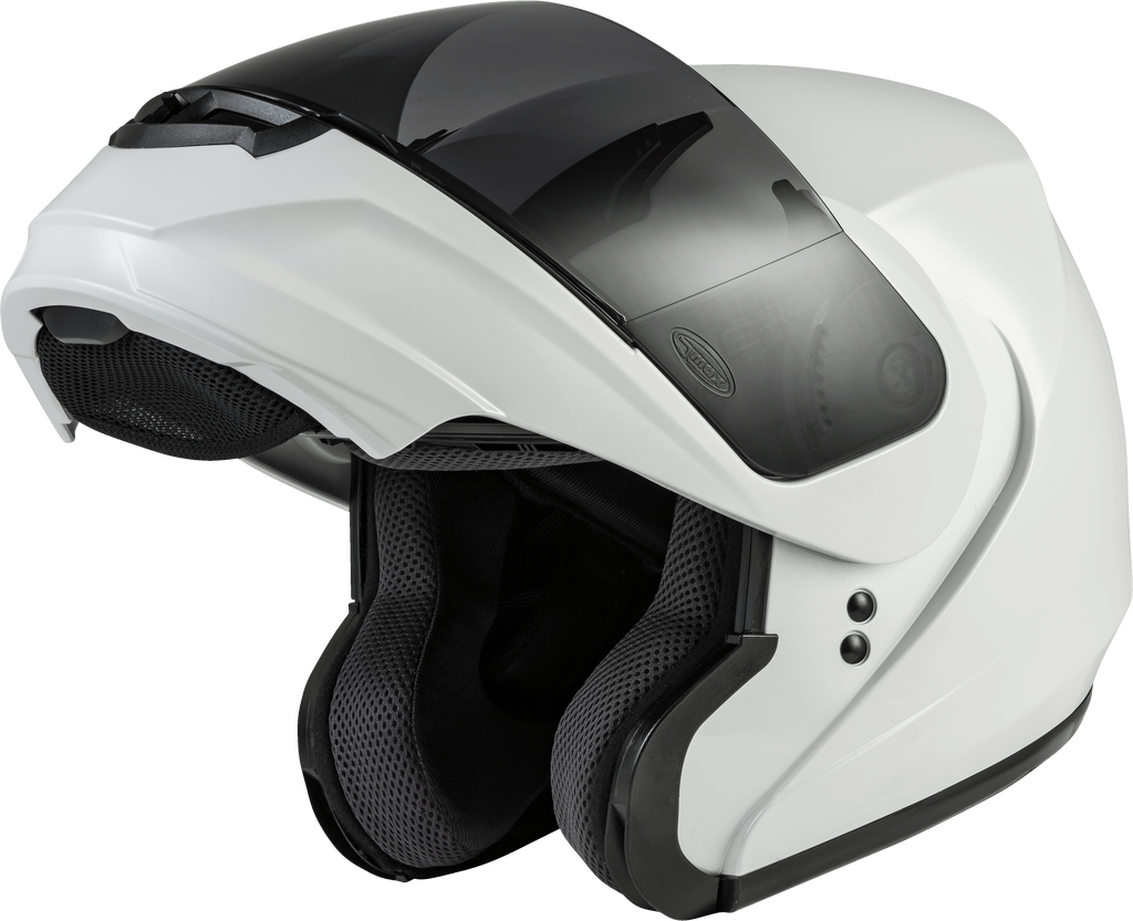 Md 04 Modular Helmet Pearl White Lg