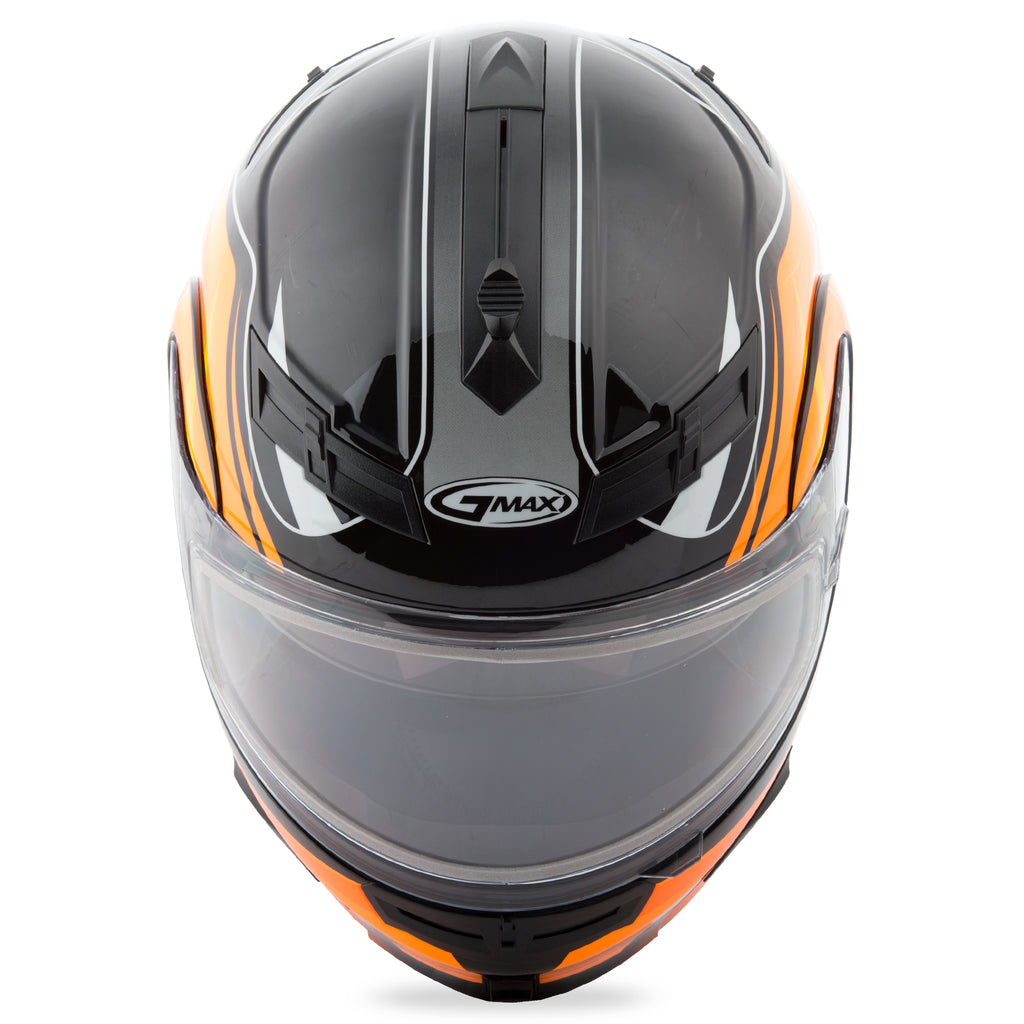 Gm 54s Modular Terrain Snow Helmet Black/Hi Vis Orange 3x