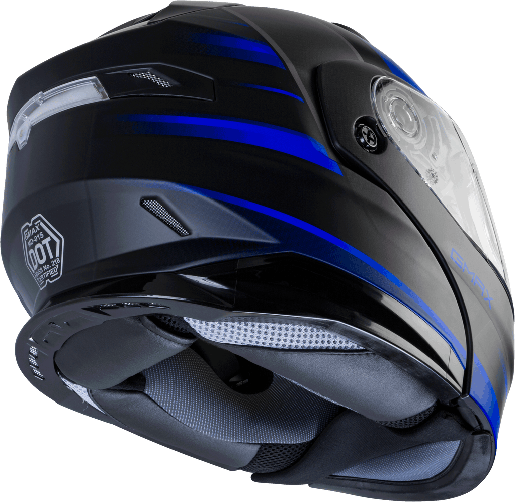 Md 01s Modular Snow Helmet Descendant Matte Black/Blue 2x