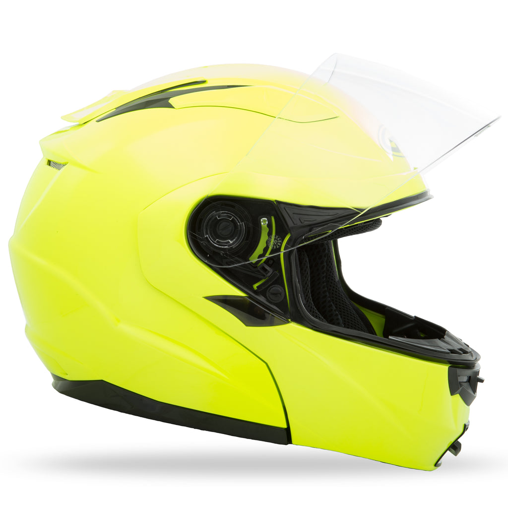 Gm 64 Modular Helmet Hi Vis Yellow Lg