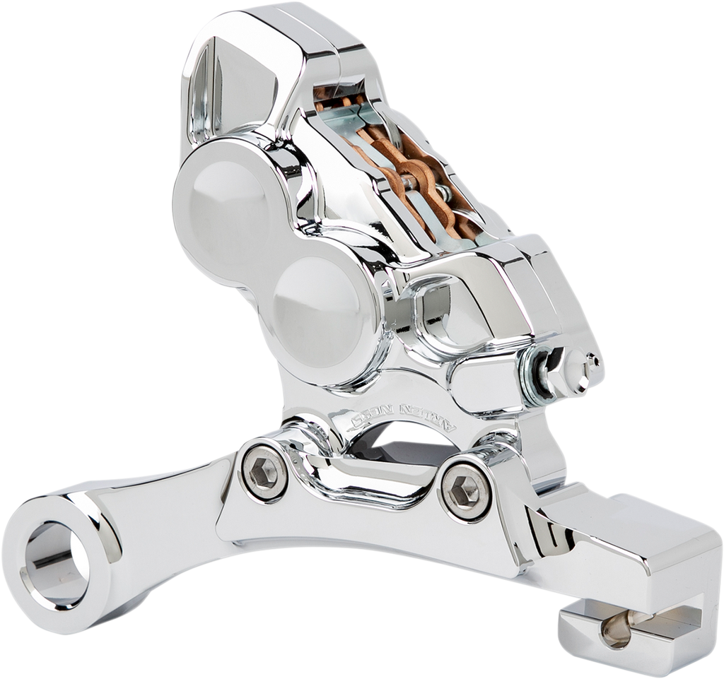 ARLEN NESS 4-Piston Caliper - Rear - 11.8" - Chrome 02-324