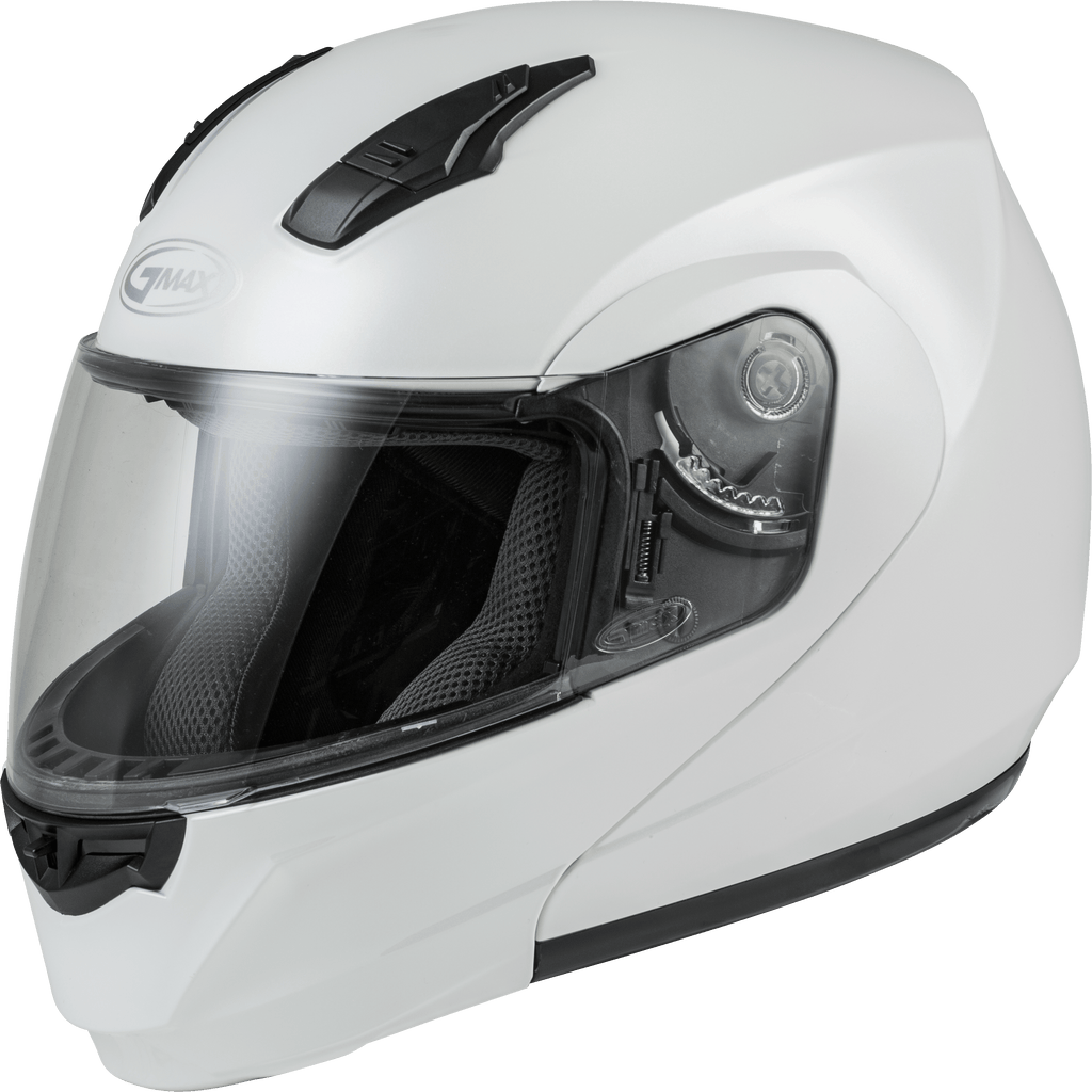 Md 04 Modular Helmet Pearl White Lg