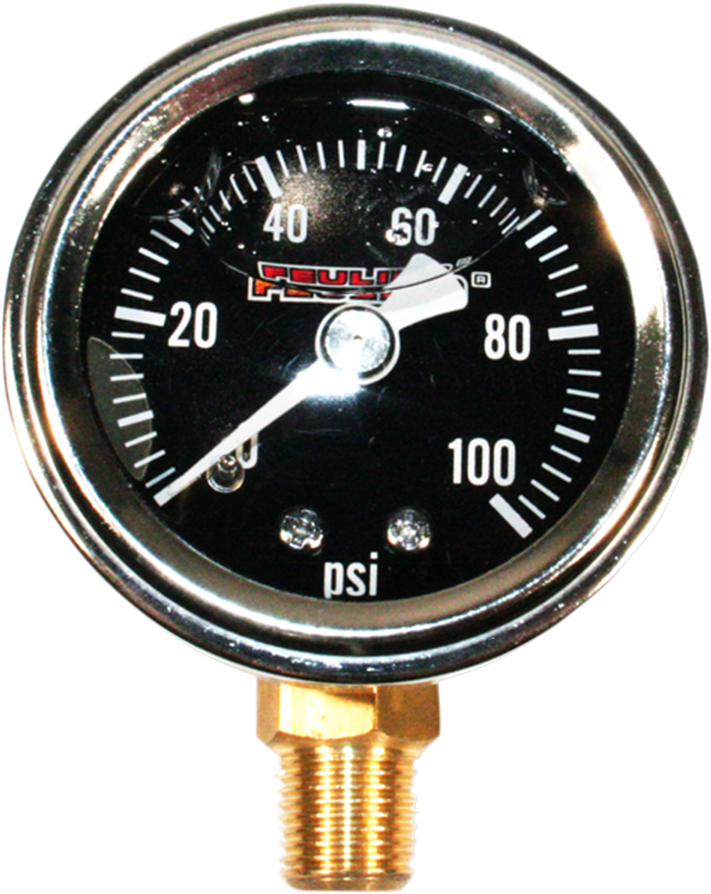 FEULING OIL PUMP CORP. Oil Pressure Gauge - Bottom Port - Black Face 9041