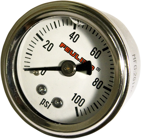 FEULING OIL PUMP CORP. Oil Pressure Gauge - Back Port - White Face 9042