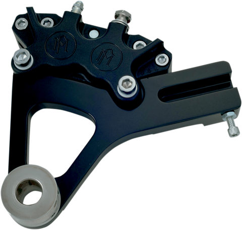 PERFORMANCE MACHINE (PM) 4-Piston Caliper - Rear - Black Ops* - 00-05 FXD 1283-0052-SMB