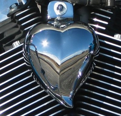Harley Horn Covers Heart Shaped