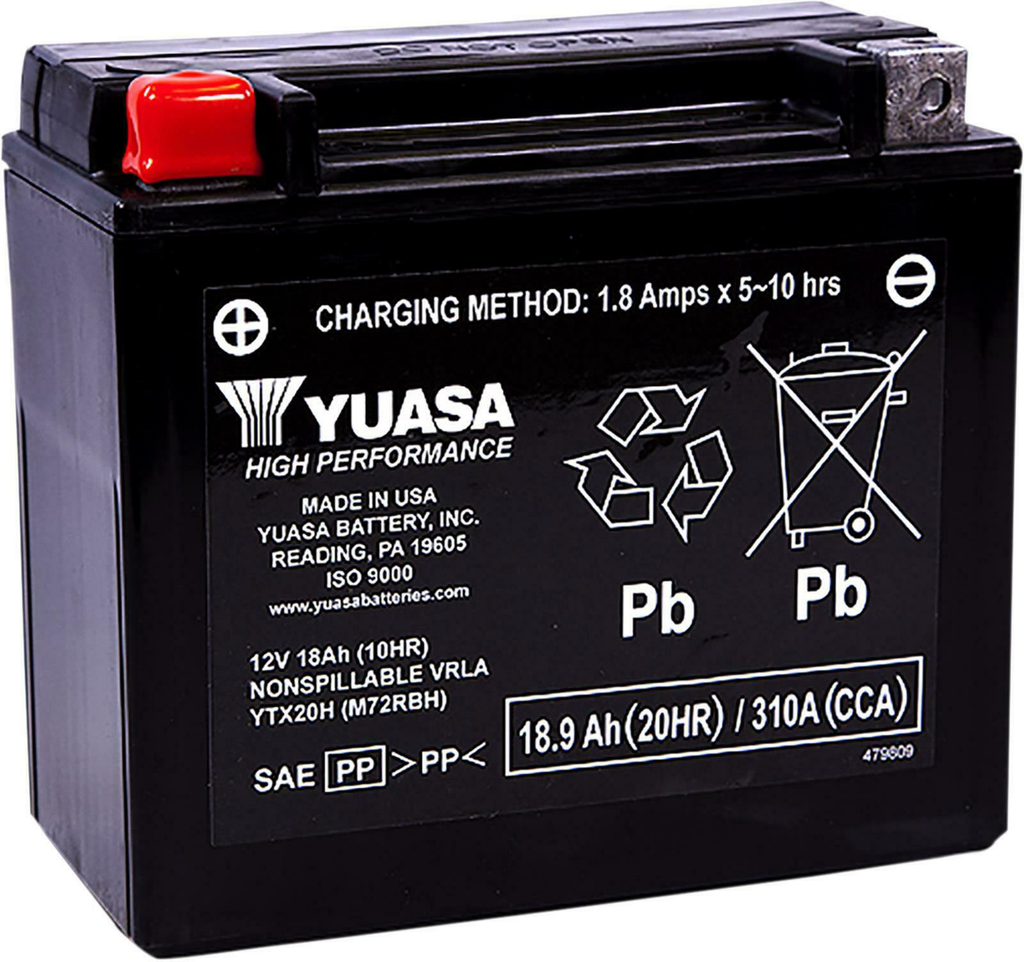 Battery Ytx20h Sealed Factory Activated